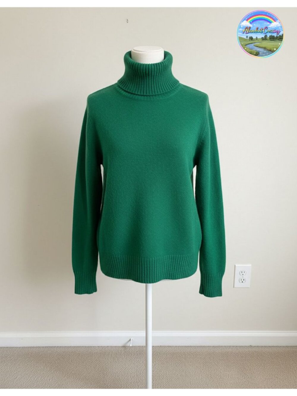 100% Merino Wool Seamless Turtleneck Sweater Long Sleeve Pullover